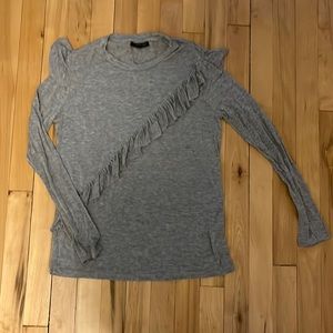 Ruffle topshop shirt